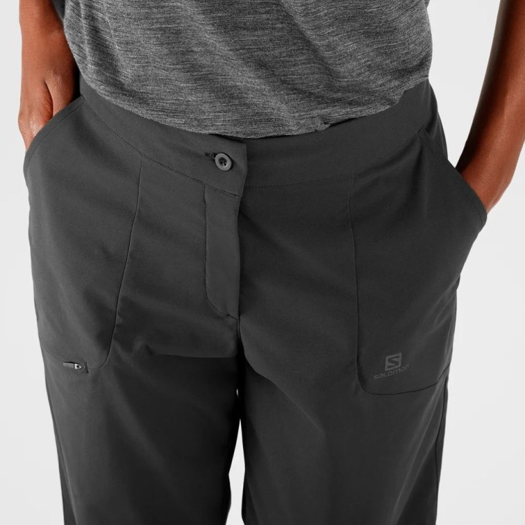 Black Salomon Wayfarer City Women's Sport Pants | IE CF9268